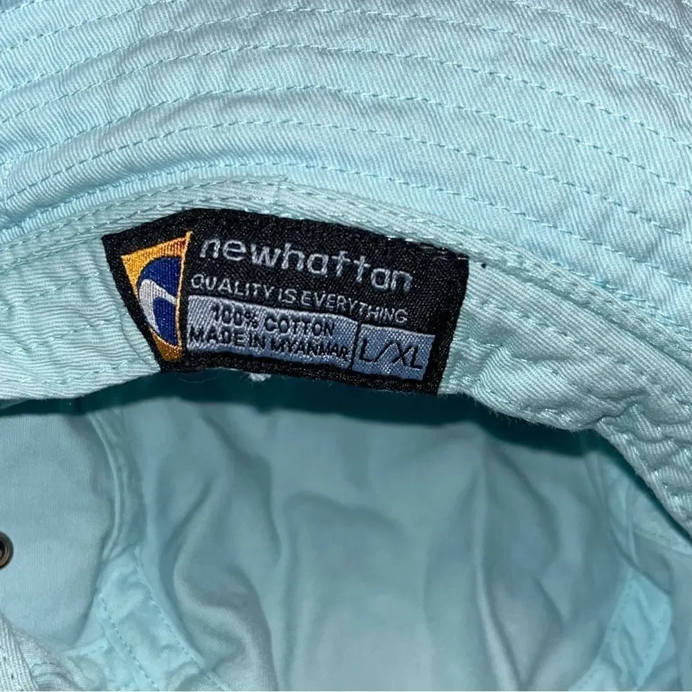 Kid's Newhattan Aqua Blue Bucket Hat